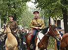 Реконструкция партизанского парада 1944 года в Минске