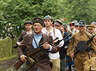 1944 partisans' parade reenactment in Minsk