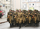 Реконструкция партизанского парада 1944 года в Минске