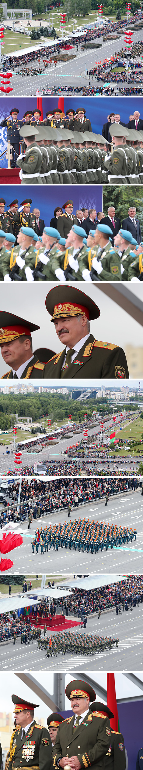 Военный парад в честь Дня Независимости в Минске 
