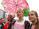Торжественное открытие "Дня вышиванки" в Минске
