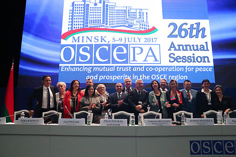 Minsk Declaration adopted at OSCE PA annual session in the Belarusian capital