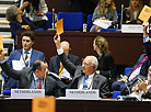 During the plenary session
