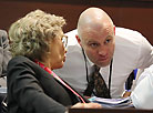 During the plenary session
