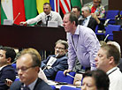 During the plenary session