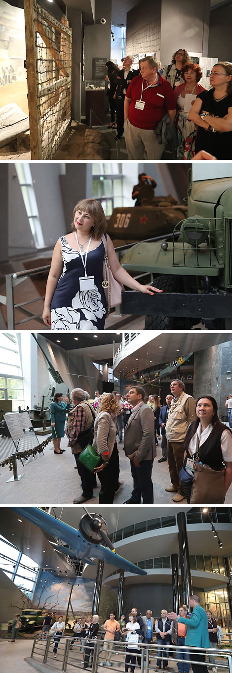 Participants of the Congress visit the Belarusian State Museum of the History of the Great Patriotic War