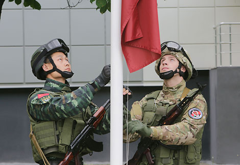 白中联合反恐演习