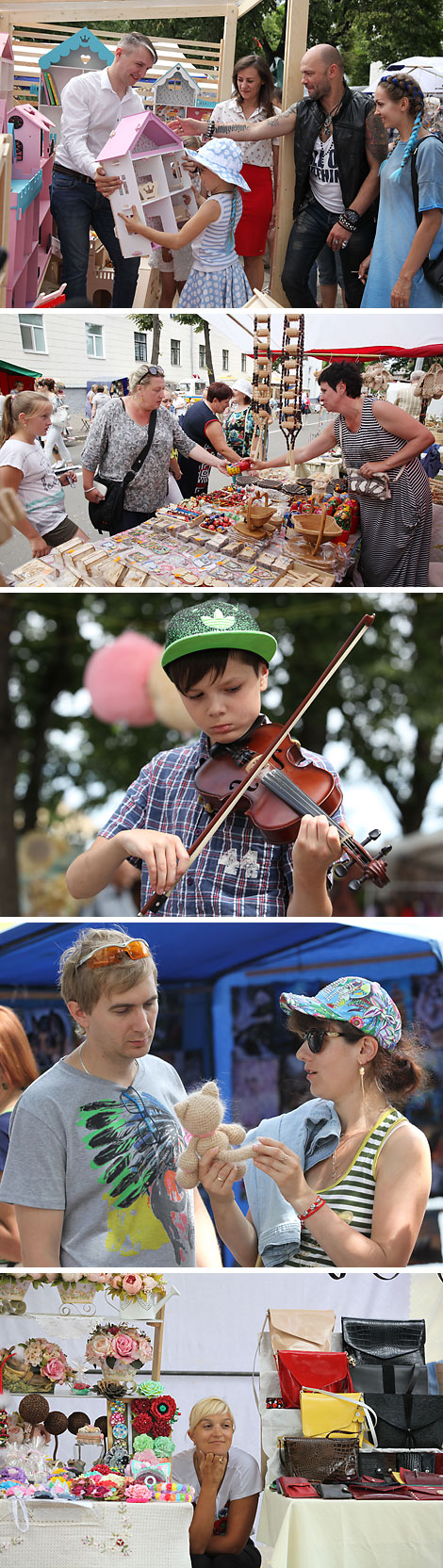 Zadzvinski Kirmash fair at Slavianski Bazaar in Vitebsk