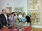 Mural paintings from Transfiguration Church on display at Slavianski Bazaar