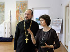 Mural paintings from Transfiguration Church on display at Slavianski Bazaar
