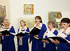 Mural paintings from Transfiguration Church on display at Slavianski Bazaar