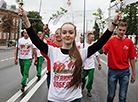 Youth art parade BelaRus in My Heart in Vitebsk streets