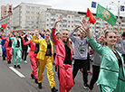 Youth art parade BelaRus in My Heart in Vitebsk streets