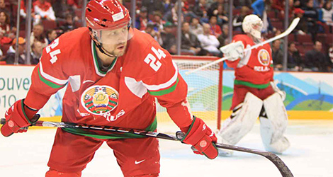 Belarusian hockey player Ruslan Salei