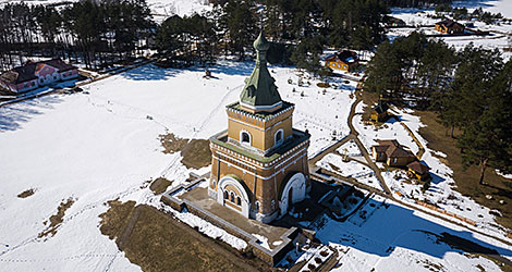 A memorial complex near the village of Lesnaya