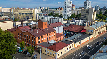 Здание пивоваренной компании "Аливария" в Минске