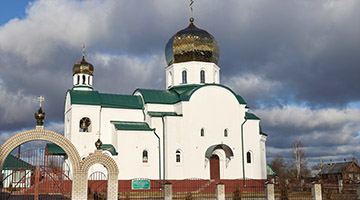 Храм Святого Преподобного Онуфрия Великого в г.п.Оболь