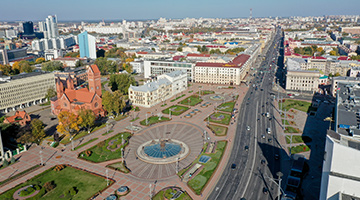 Independence Square in Minsk