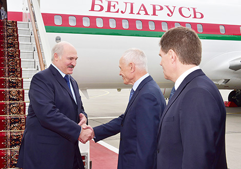 Lukashenko arrives in Moscow for Supreme State Council meeting, Forum of Regions