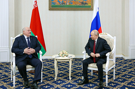 Lukashenko, Putin meet in Bishkek