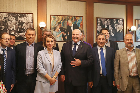 Lukashenko attends meeting of Russian media chief editors club hosted by TASS