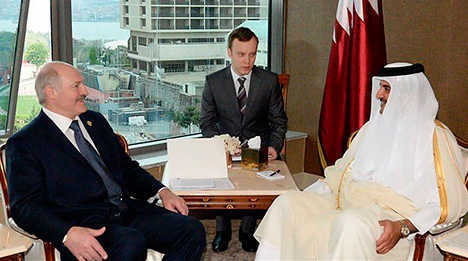 Belarus President, Emir of Qatar discuss economic cooperation development