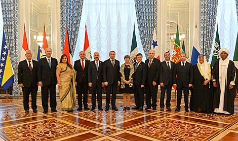 Lukashenko receives credentials of foreign ambassadors