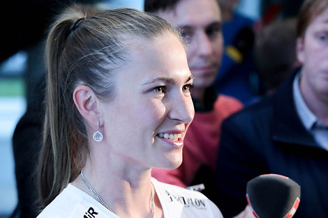 Darya Domracheva receives Stars of Commonwealth Award