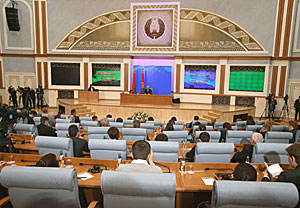 Lukashenko says will stick to welfare state concept during his presidency