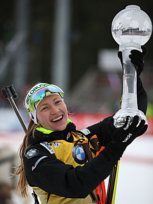 Domracheva takes Big Crystal Globe at 2014/15 IBU World Cup