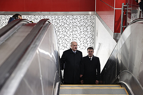 Lukashenko: Opening of the third metro line shows our social and political stability