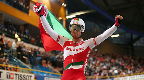 Belarus’ Yauheni Karaliok claims world champion title in scratch