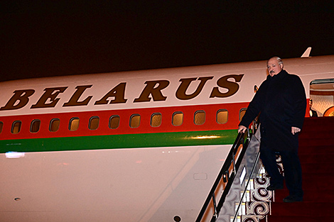 Lukashenko arrives in Bishkek for EAEU summit
