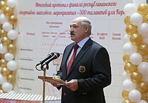 Lukashenko: There are future champions among participants of children’s athletics festival