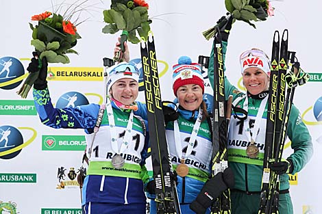 Iryna Kryuko wins IBU OECH Pursuit silver, Russia’s Ekaterina Yurlova–Percht takes gold