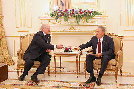 Lukashenko hands over copies of documents to political repressions museum in Kazakhstan