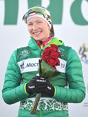 Domracheva wins Race of Champions