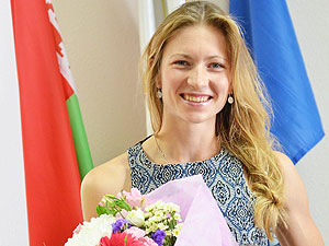 Darya Domracheva voted Belarus’ Sportswoman of the Year 2014