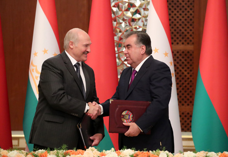 Presidents of Belarus, Tajikistan release joint statement