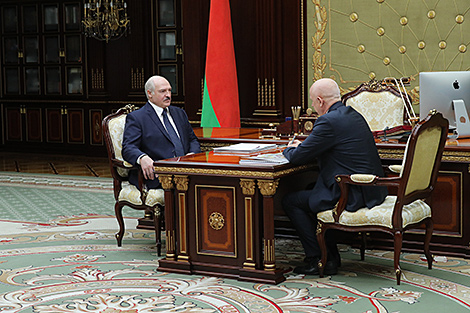 Belarus president informed about urban development, situation in Minsk