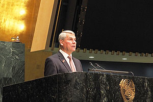 Belarus supports IPU efforts to enhance cooperation between parliaments, UN