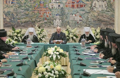 Lukashenko in favor of more active involvement of church in social processes