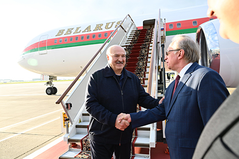 Lukashenko arrives in Russia on working visit
