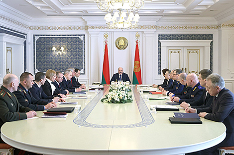 Lukashenko discusses amendments to laws on national security, public order