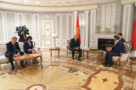 Lukashenko meets with Syrian minister of presidential affairs
