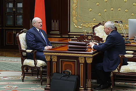 Lukashenko meets with Sheiman