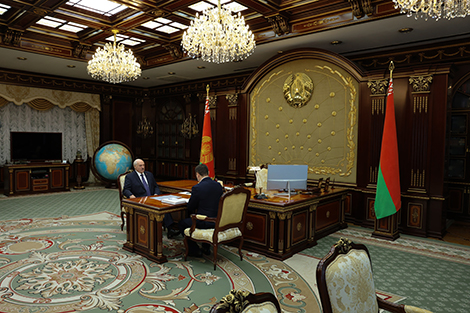 Lukashenko hears report from education minister