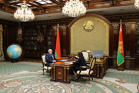 Lukashenko meets with Council of Republic speaker