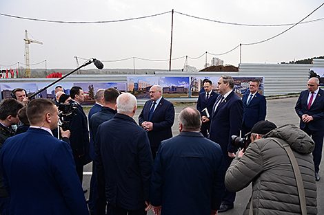 Lukashenko in Grodno on working trip