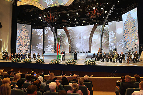Lukashenko talks about Belarusian statehood staples